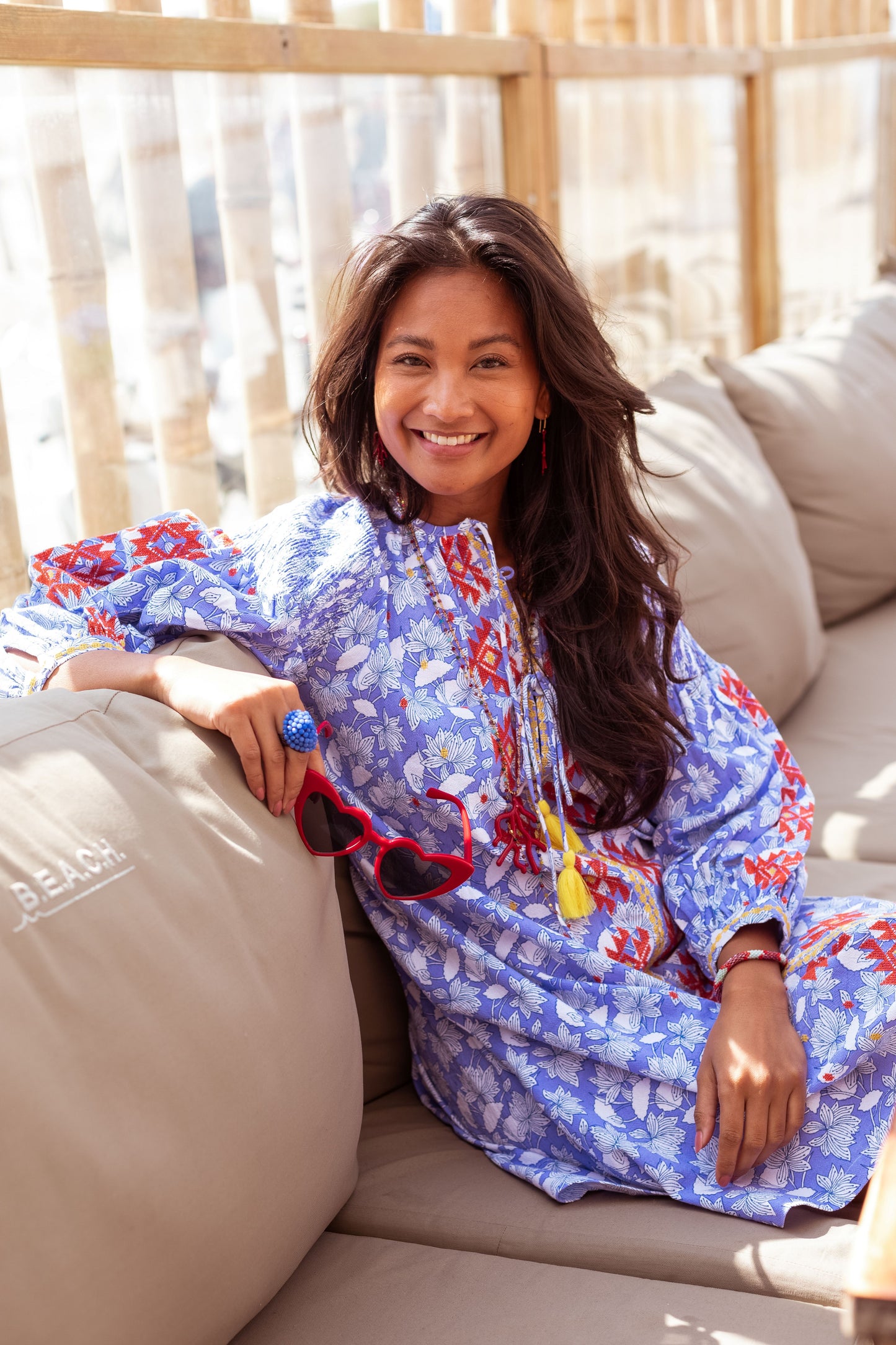 Ocean Blaze Mini Dress